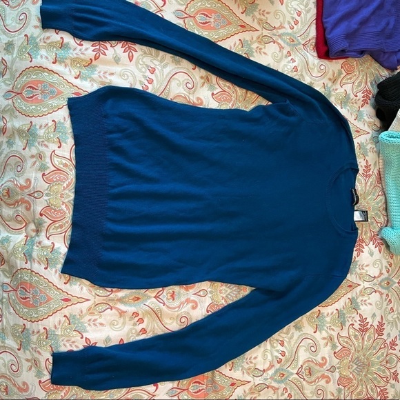 Moda International Sweaters - Dark teal long sleeve sweater/ womens small